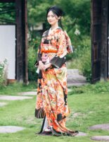 逸品】袋帯 着物 和装 訪問着 波 松 花 金糸 振袖 成人式 結婚式